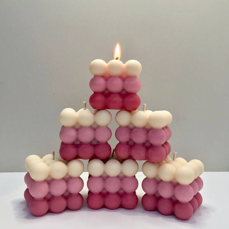 Bubble Bouquet Candles (Pack of 1)