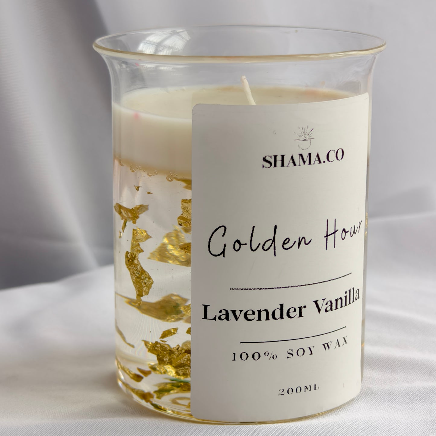 SHAMA'S Luxe Gold Infusion Candle