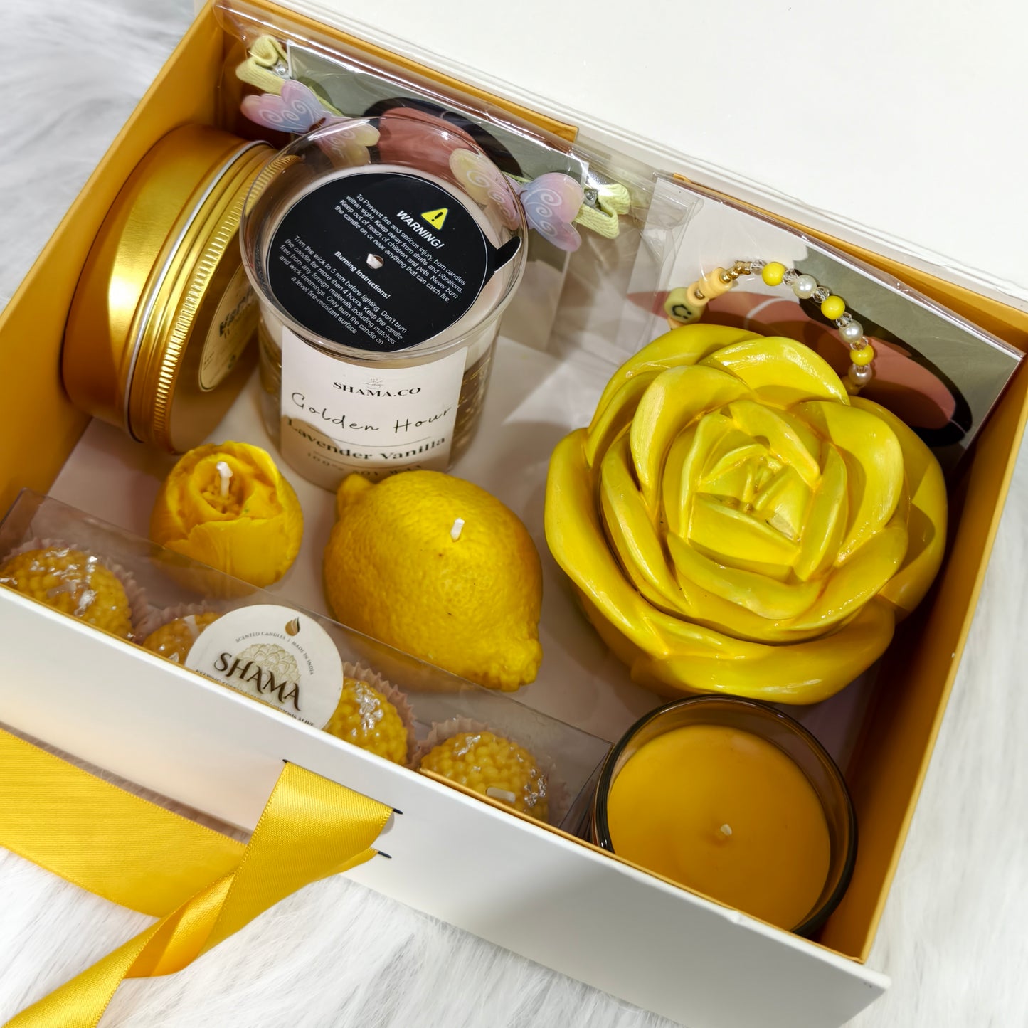 Golden Glow – Yellow Luxury Festive Hamper