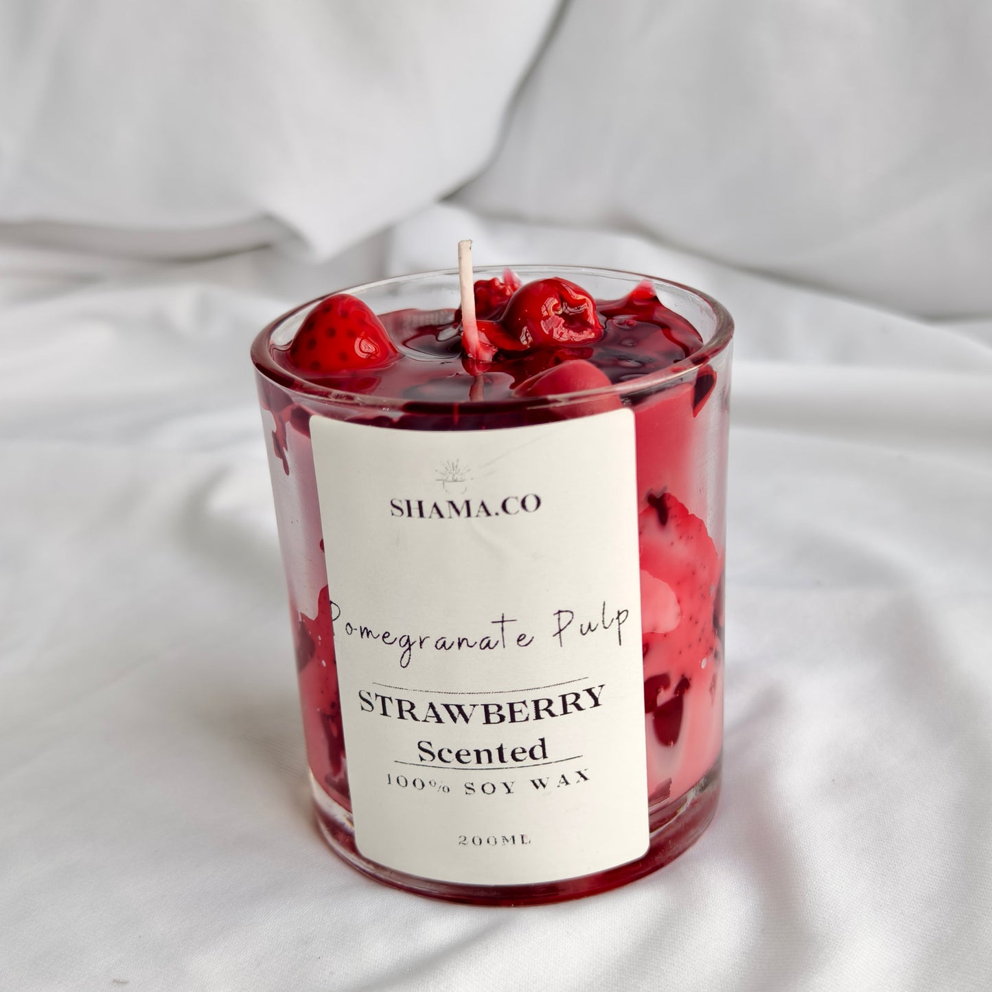 Pomegranate Strawberry Soy Candle (200ml)