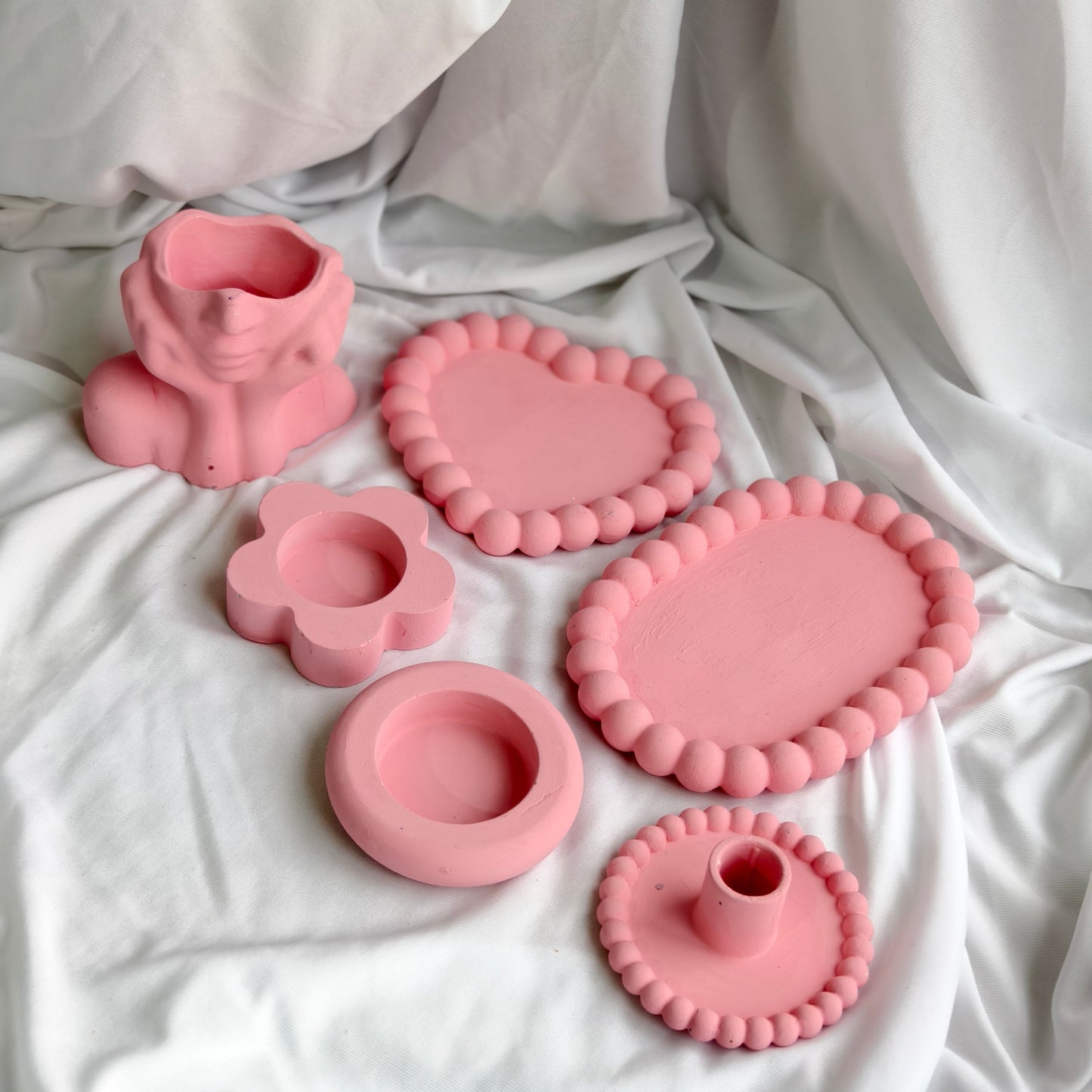 Blush Pink Vanity Set – Decorative Organizers