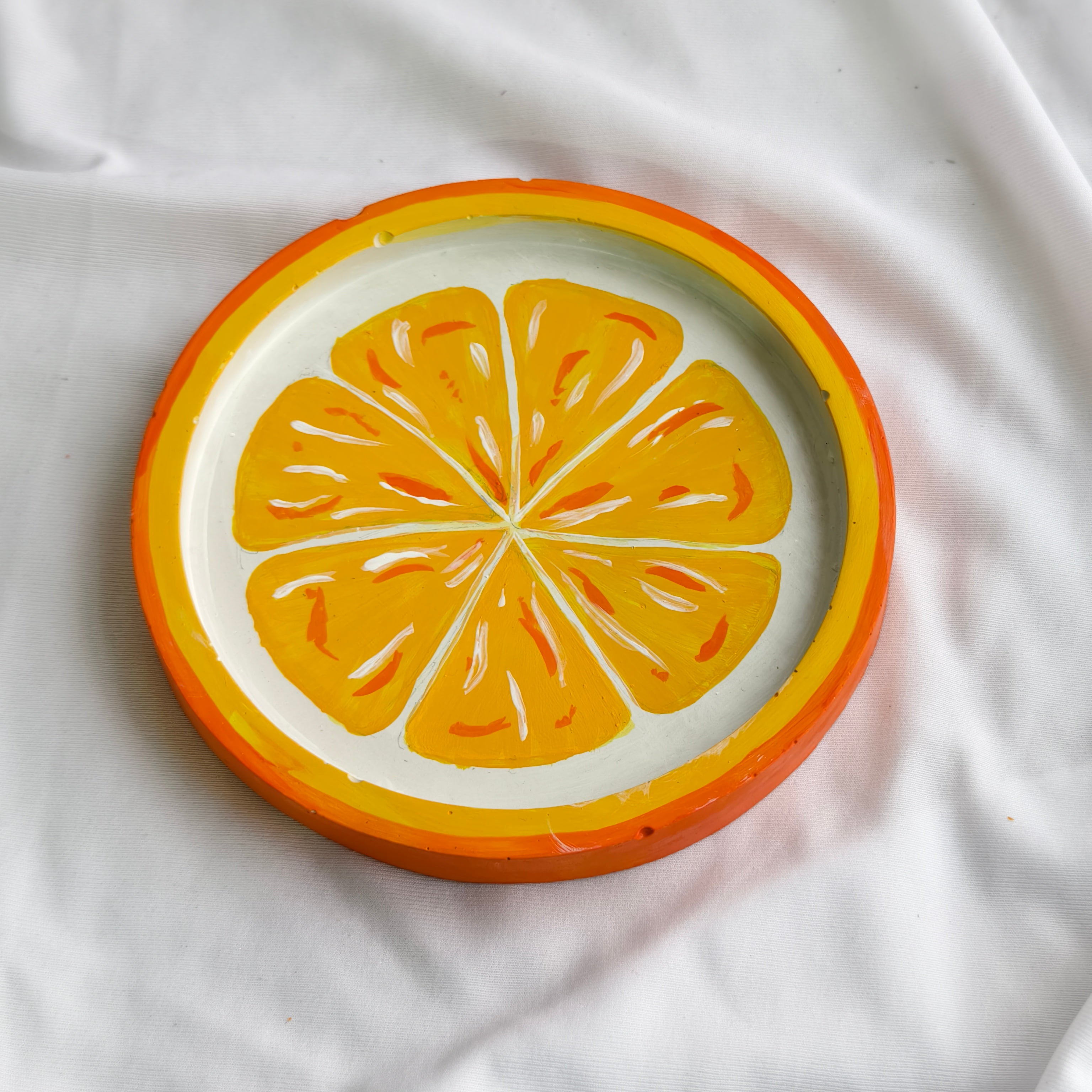 Orange Citrus Trinket Tray
