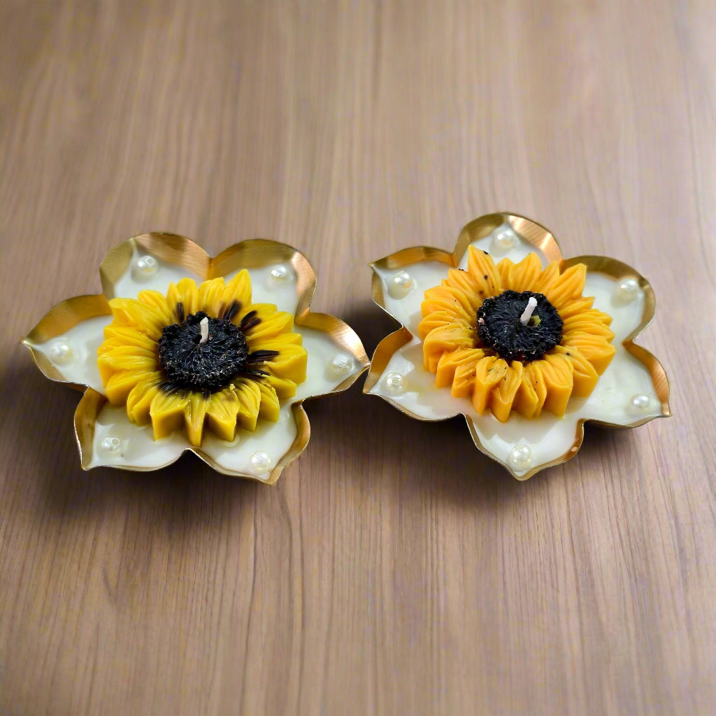 Swarna Phool Deepam (Set of 2)