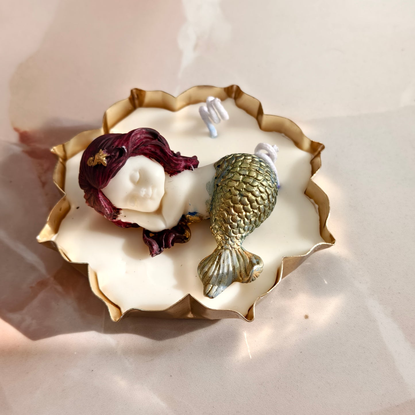 Mystic Mermaid Candle in Luxe Dish