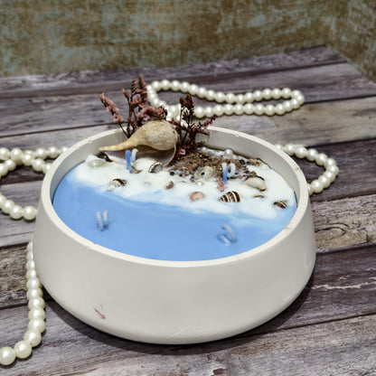 Coastal Breeze Candle – Shell & Sand Edition