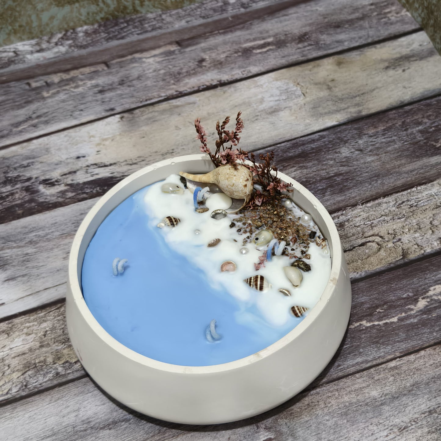 Coastal Breeze Candle – Shell & Sand Edition