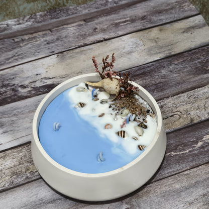 Coastal Breeze Candle – Shell & Sand Edition
