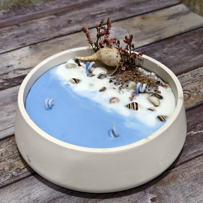 Coastal Breeze Candle – Shell & Sand Edition