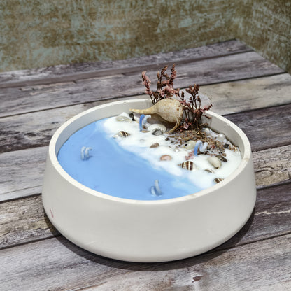 Coastal Breeze Candle – Shell & Sand Edition