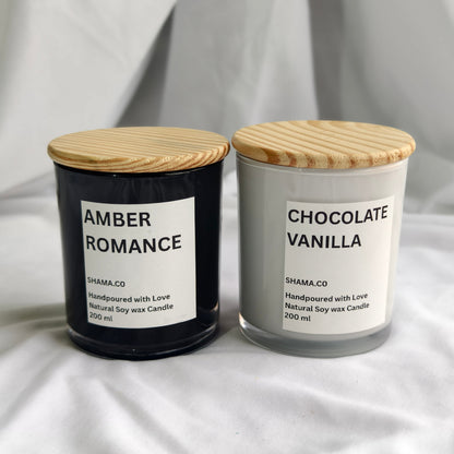 SHAMA's Premium Scented Jar Candles