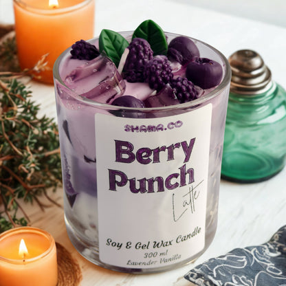 SHAMA'S Berry Punch Latte Candle