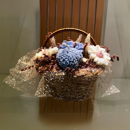 Blooming Garden Candle Basket