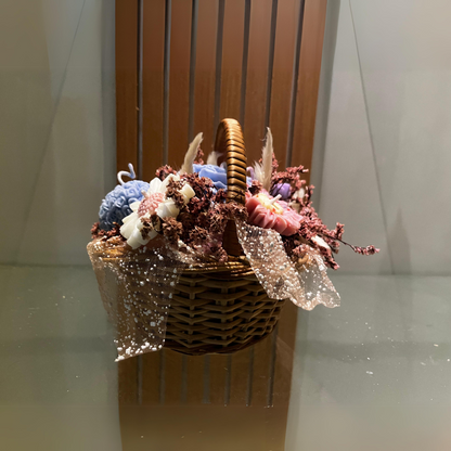 Blooming Garden Candle Basket