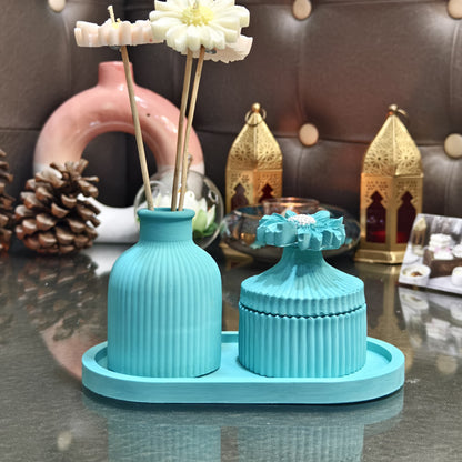 Seaside Calm Candle Set – Aqua Essence Collection