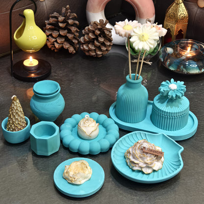 Seaside Calm Candle Set – Aqua Essence Collection