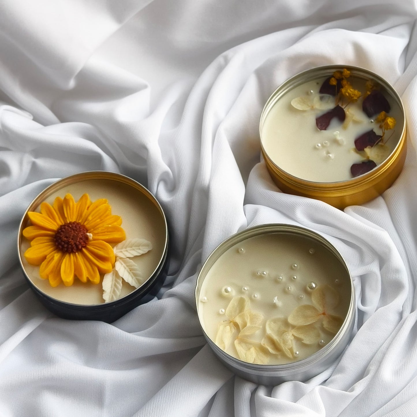Botanical Bloom Candle Set of 3