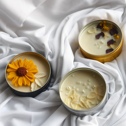 Botanical Bloom Candle Set of 3