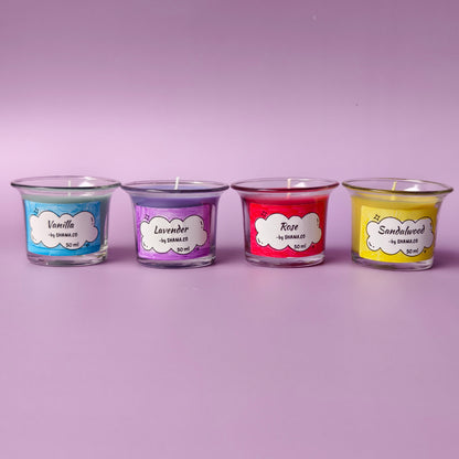 SHAMA's Classic Scented Candles in glass Jars