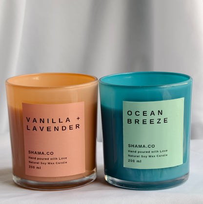 SHAMA's Premium Scented Jar Candles