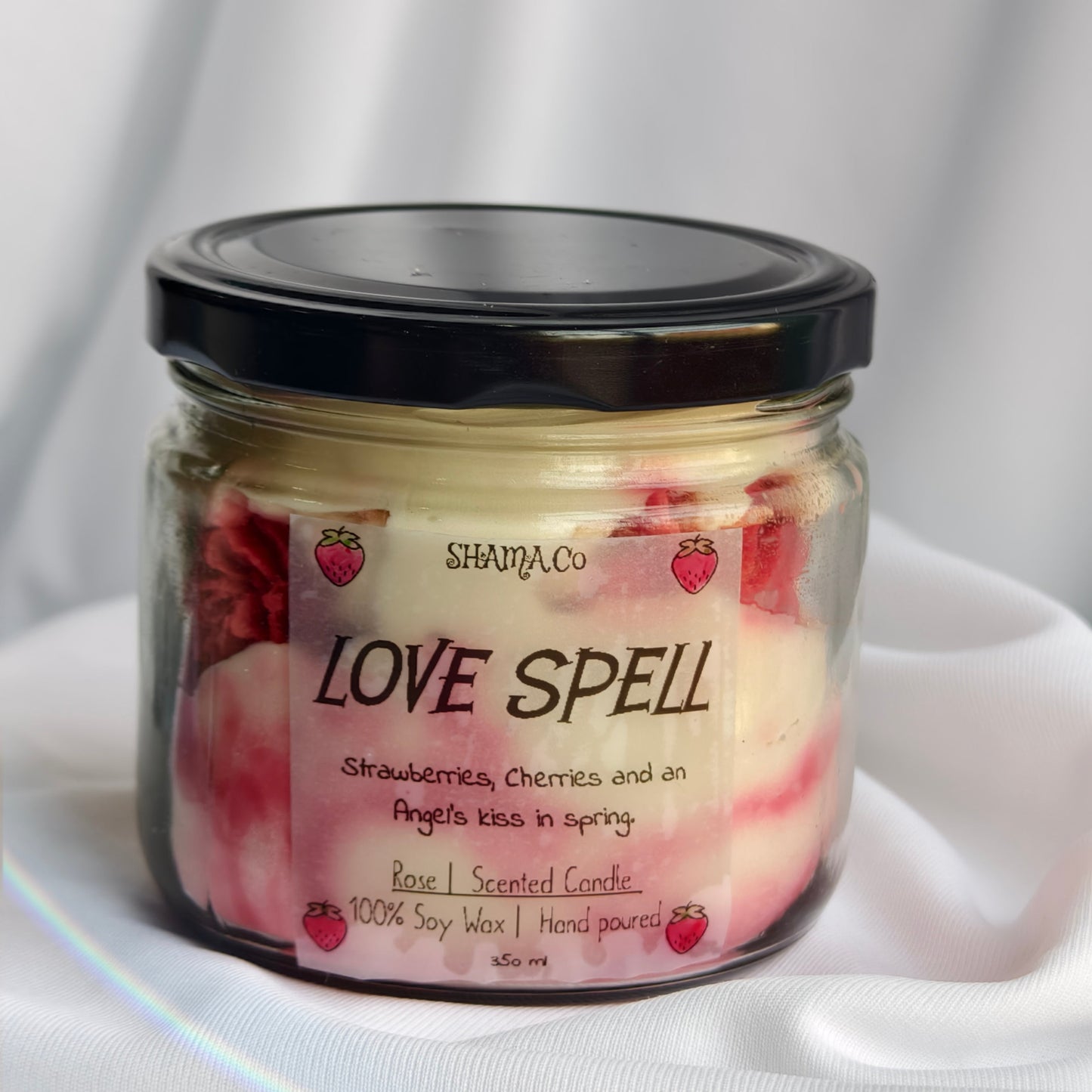 Love Spell Rose Candle