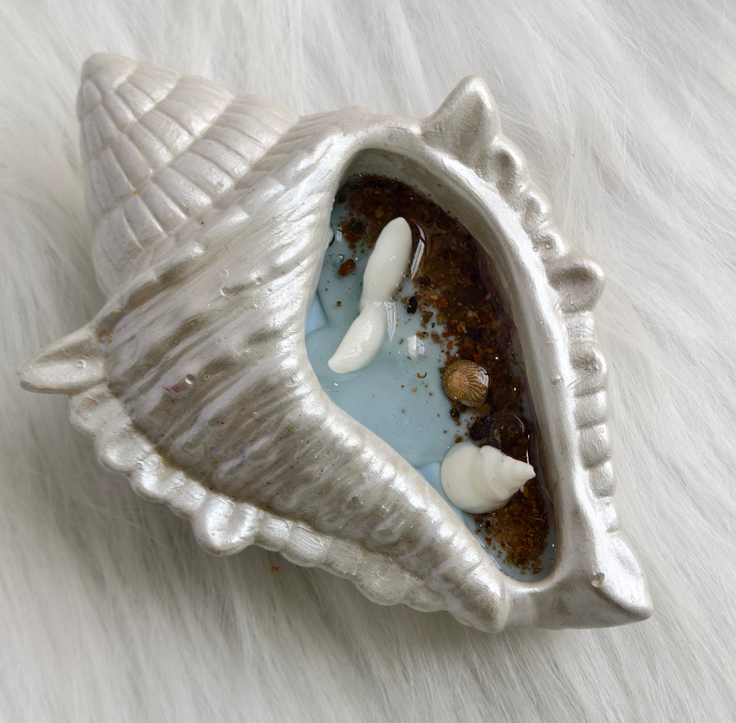 SHAMA's Ocean inspired Conch Shell Candle