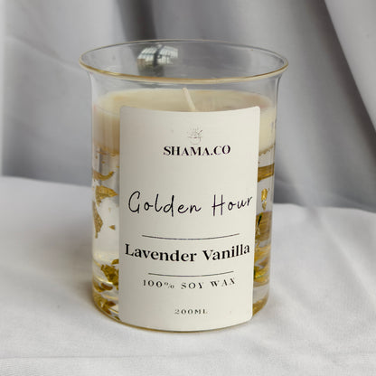 SHAMA'S Luxe Gold Infusion Candle