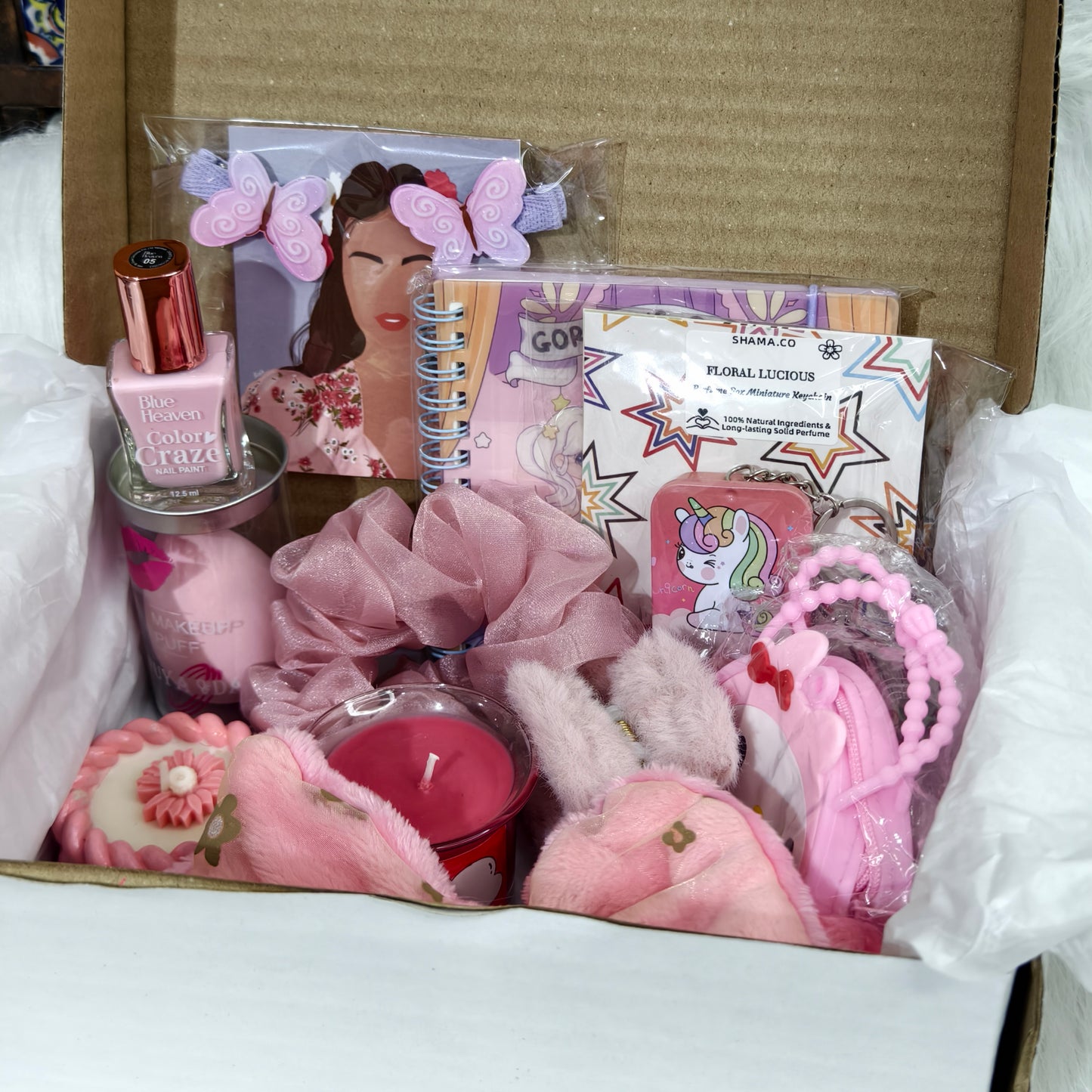 Blush Bloom – Pink Gift Box for Girls / Sisters