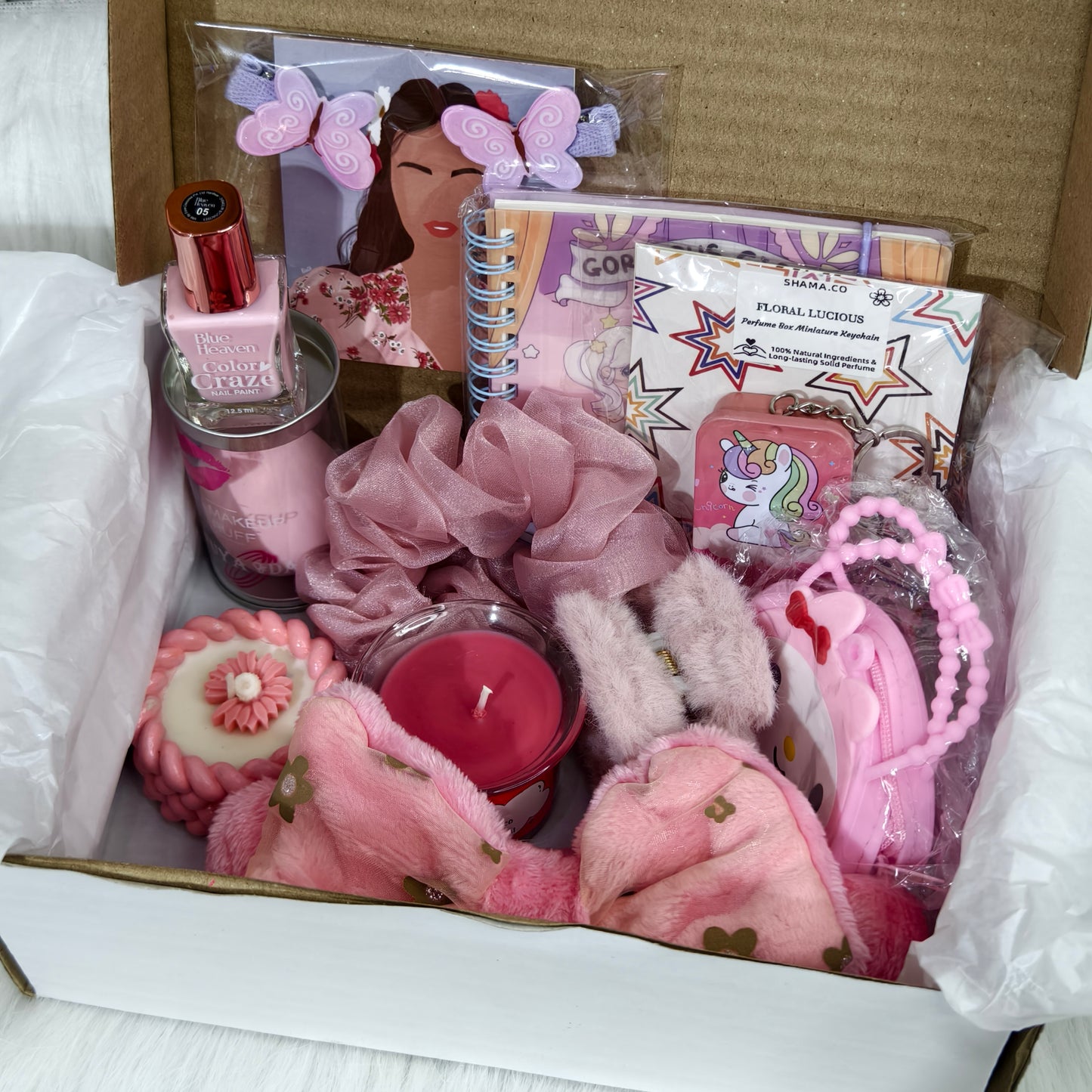 Blush Bloom – Pink Gift Box for Girls / Sisters