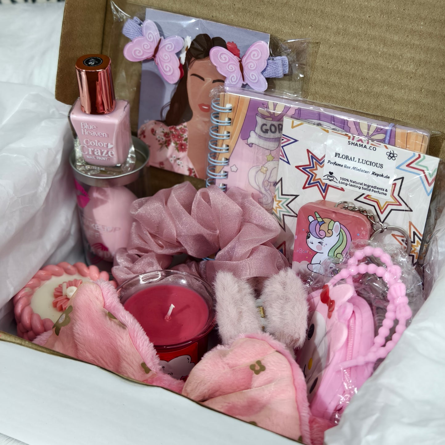 Blush Bloom – Pink Gift Box for Girls / Sisters