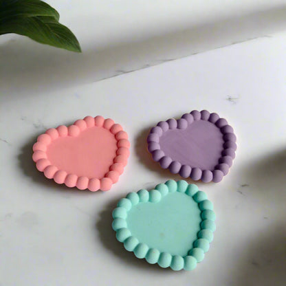 Sweetheart Bubble Coasters
