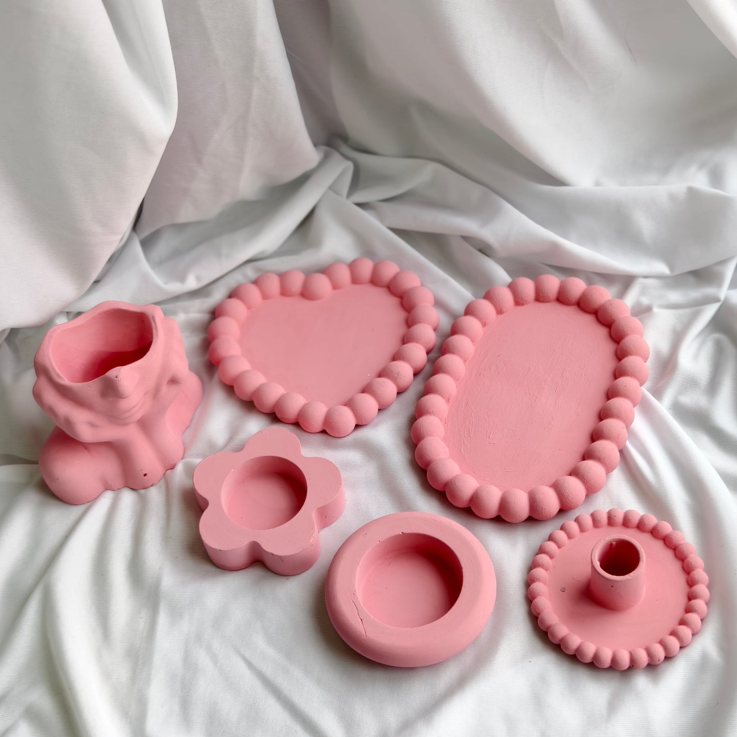 Blush Pink Vanity Set – Decorative Organizers