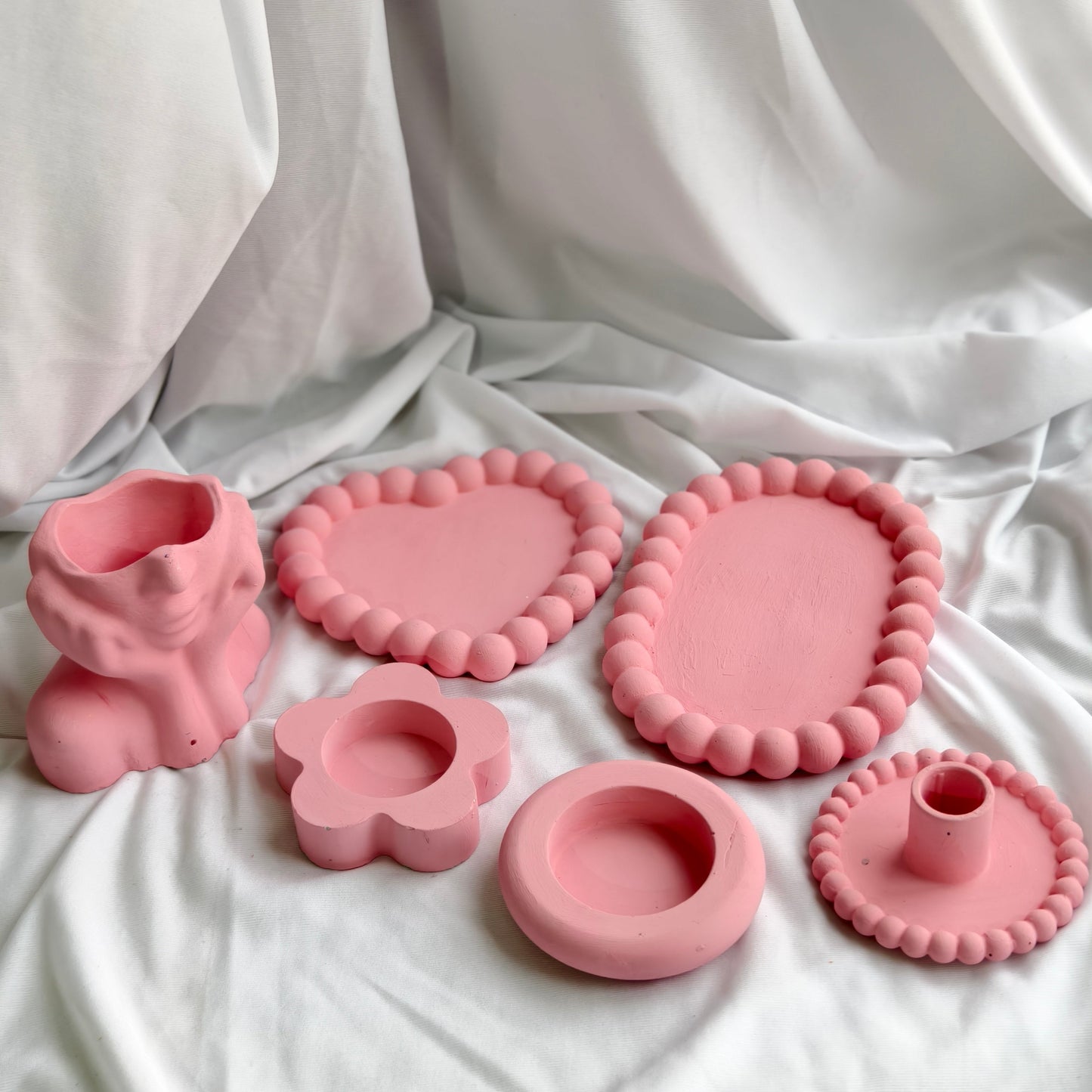 Blush Pink Vanity Set – Decorative Organizers