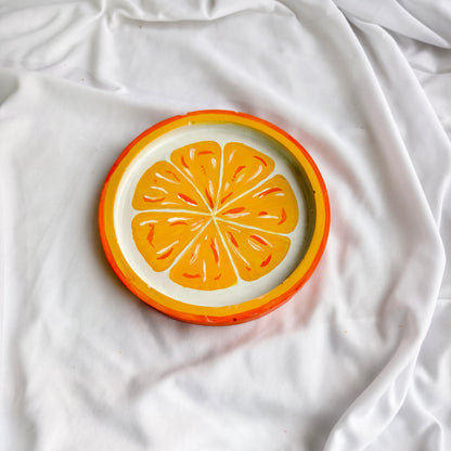 Orange Citrus Trinket Tray