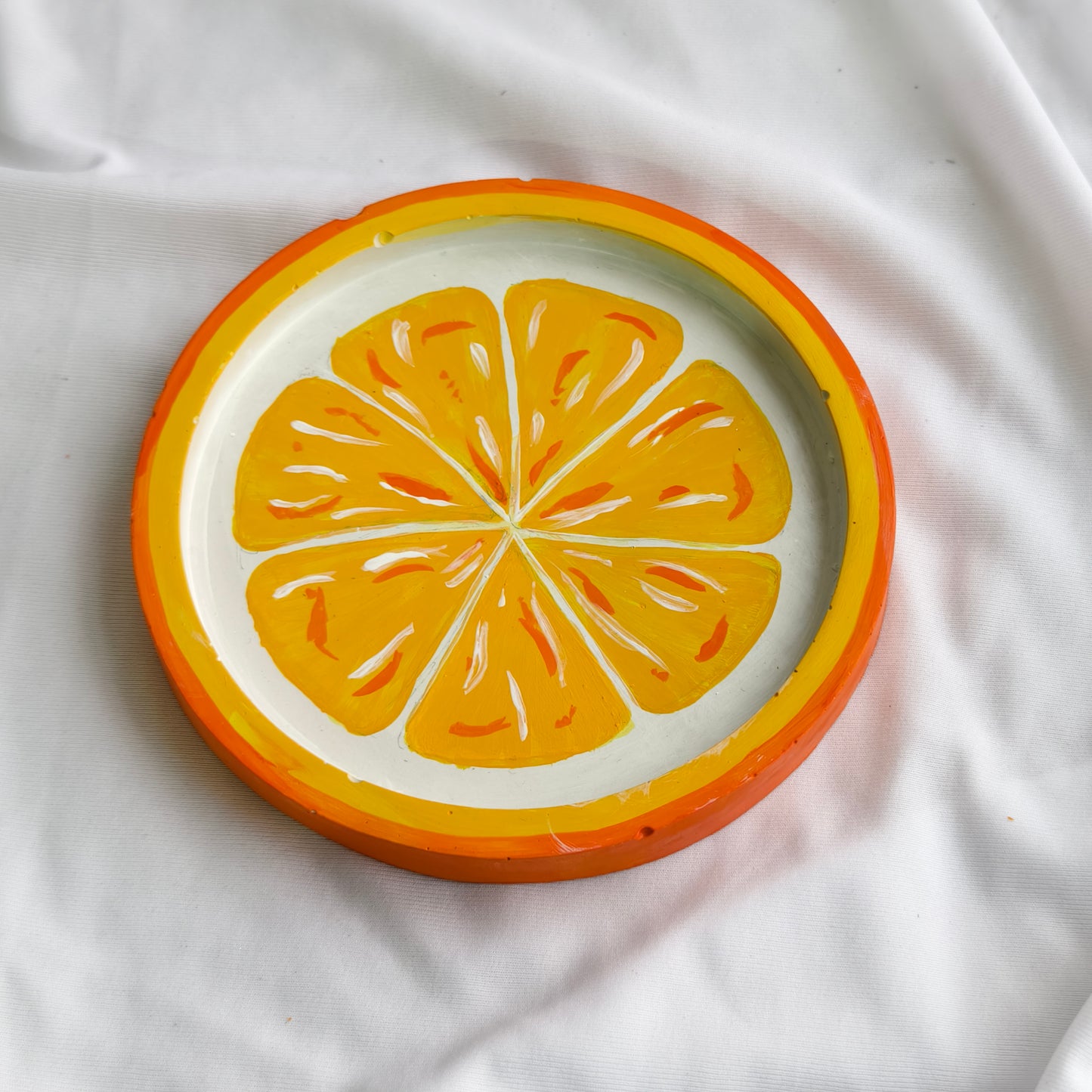 Orange Citrus Trinket Tray