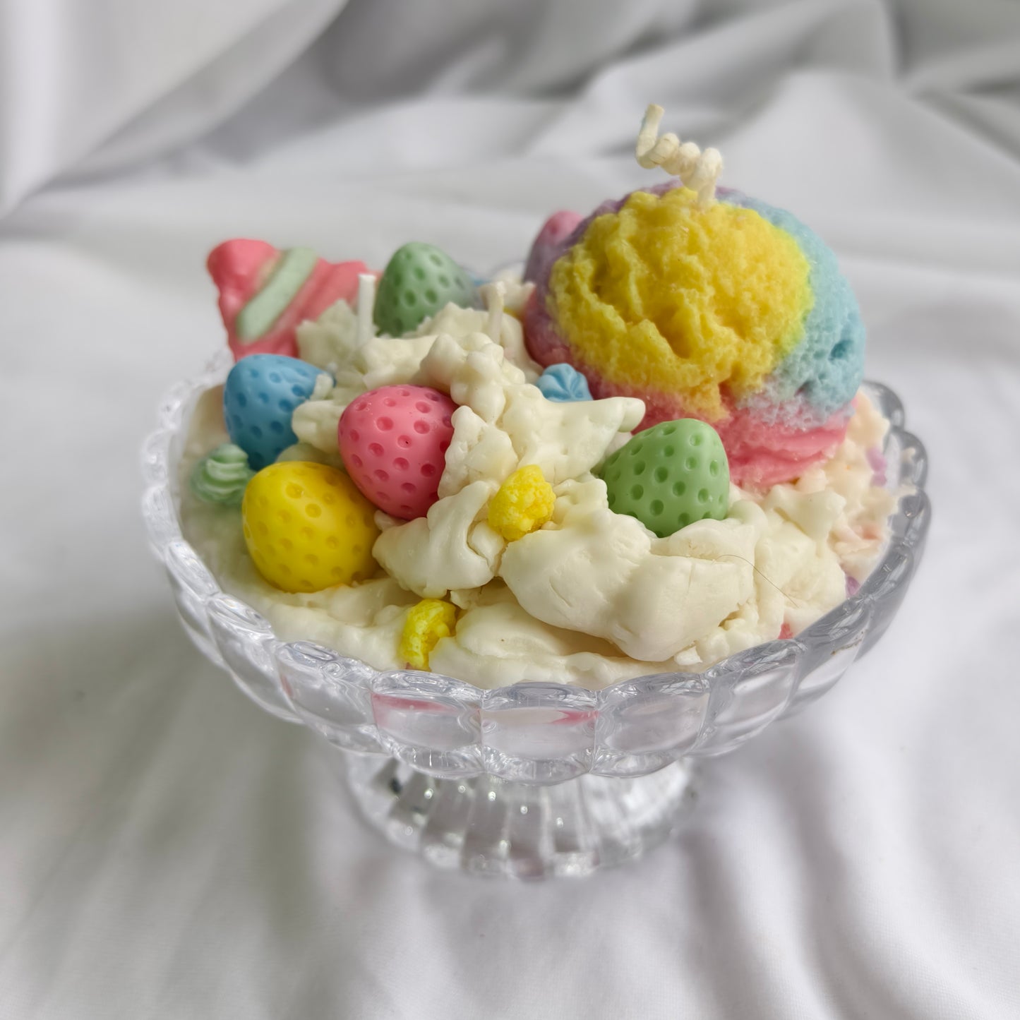 Ice Cream Dessert Candle Bowl