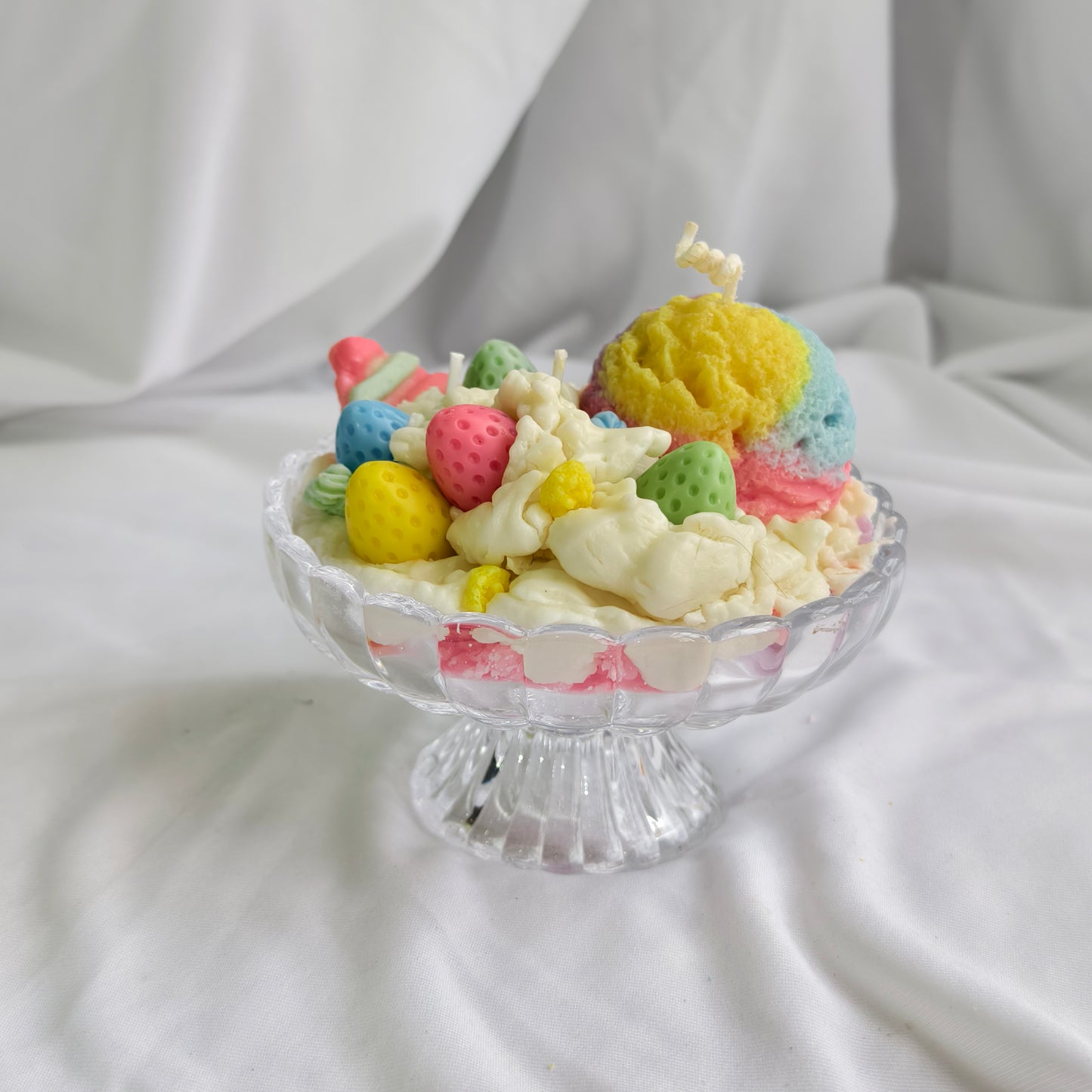 Ice Cream Dessert Candle Bowl