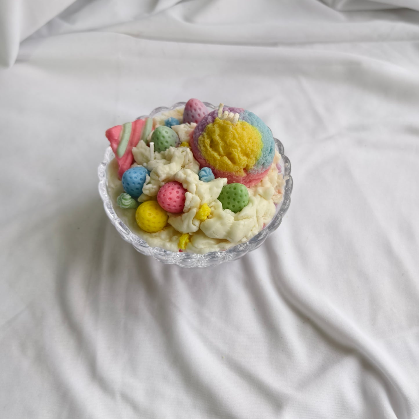 Ice Cream Dessert Candle Bowl