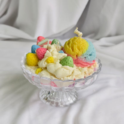 Ice Cream Dessert Candle Bowl