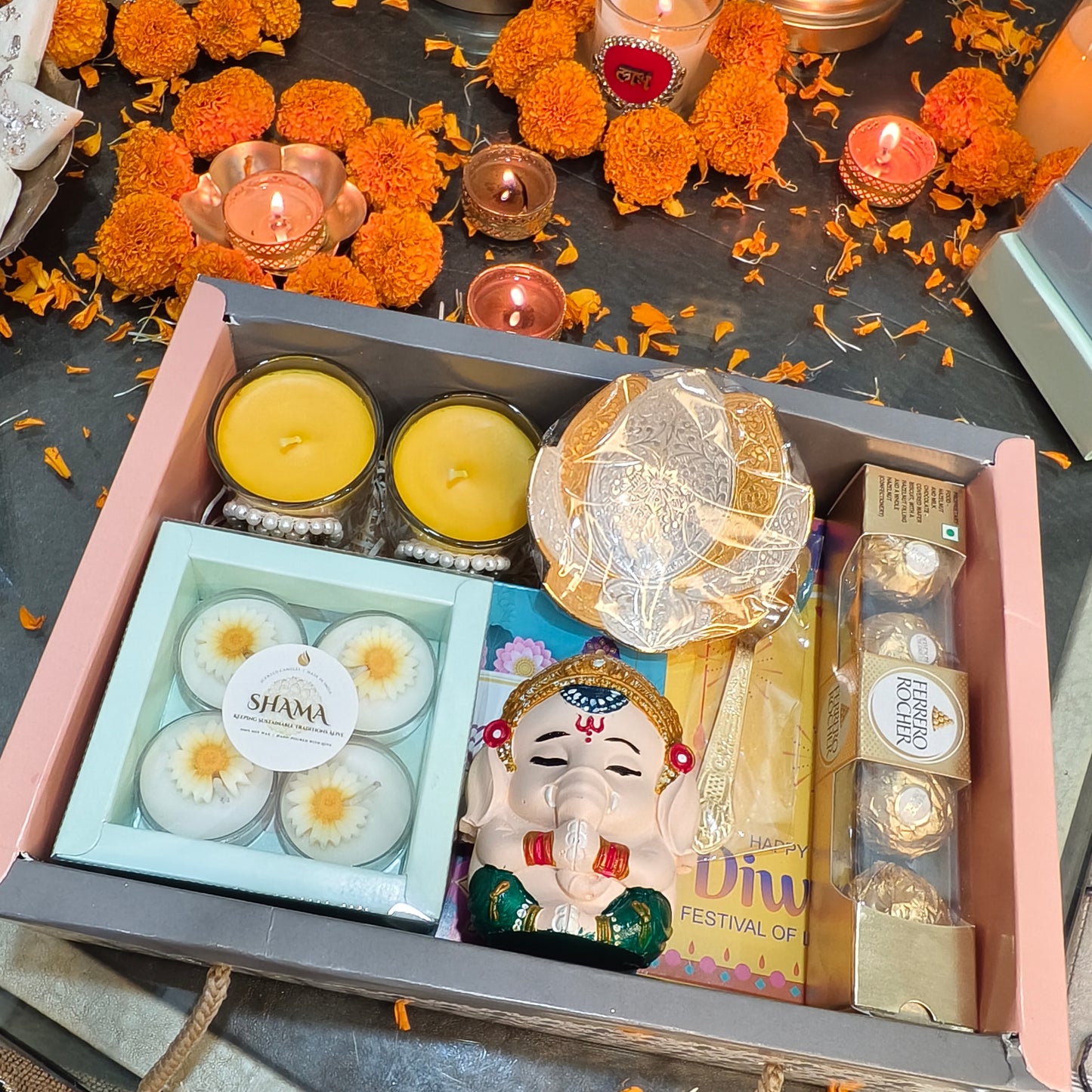 Divine Glow Diwali Hamper – Light, Love & Luxury