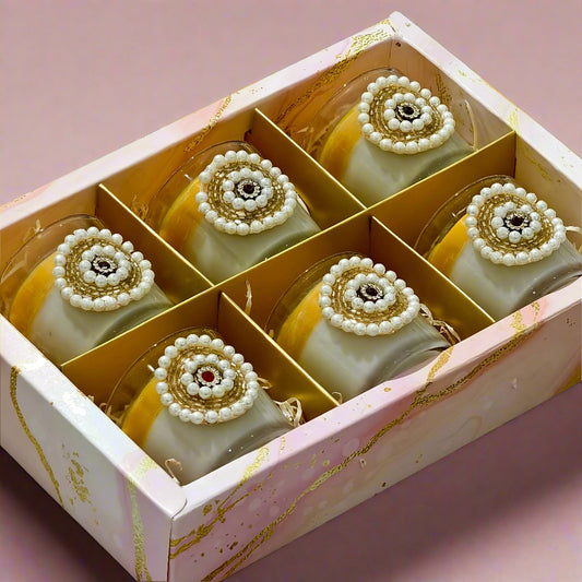 Divine Glow – Premium Diwali Candle Gift Set (Box of 6)