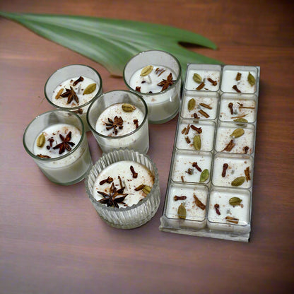 Spice Whispers: Cinnamon Glow Premium Candle Set