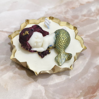 Mystic Mermaid Candle in Luxe Dish