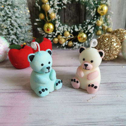 Cuddly Bear Glow Candles | 2pc
