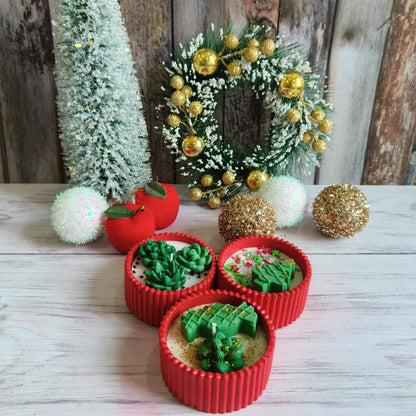 Christmas Centerpiece Candle Bowl | 1pc