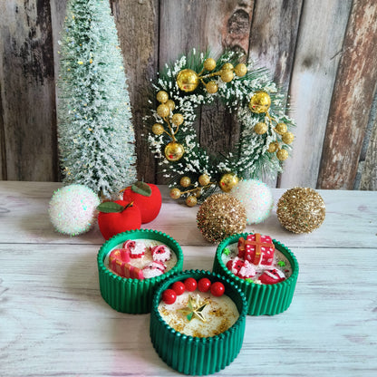 Christmas Centerpiece Candle Bowl | 1pc