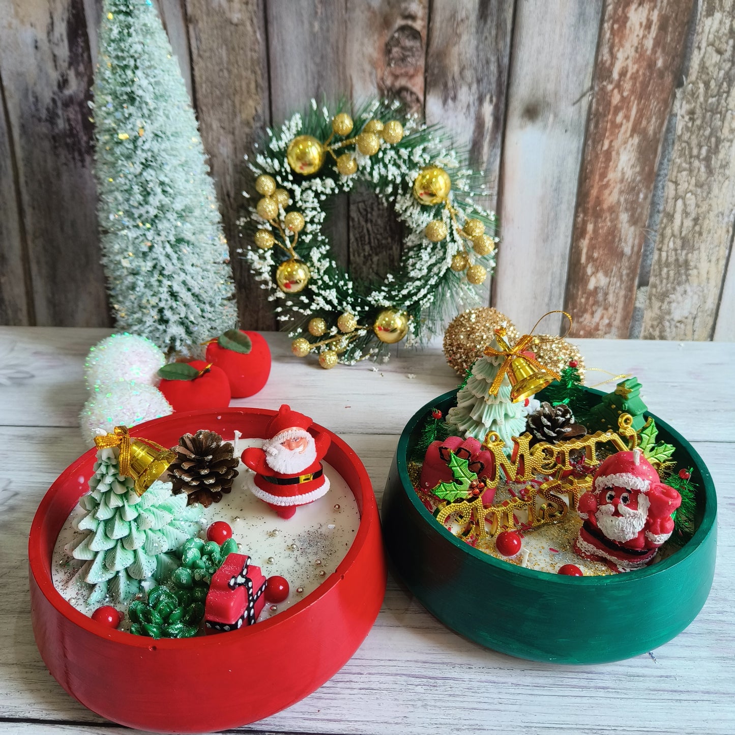 Merry Christmas Candle Bowl | 1pc