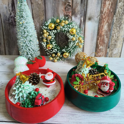 Merry Christmas Candle Bowl | 1pc