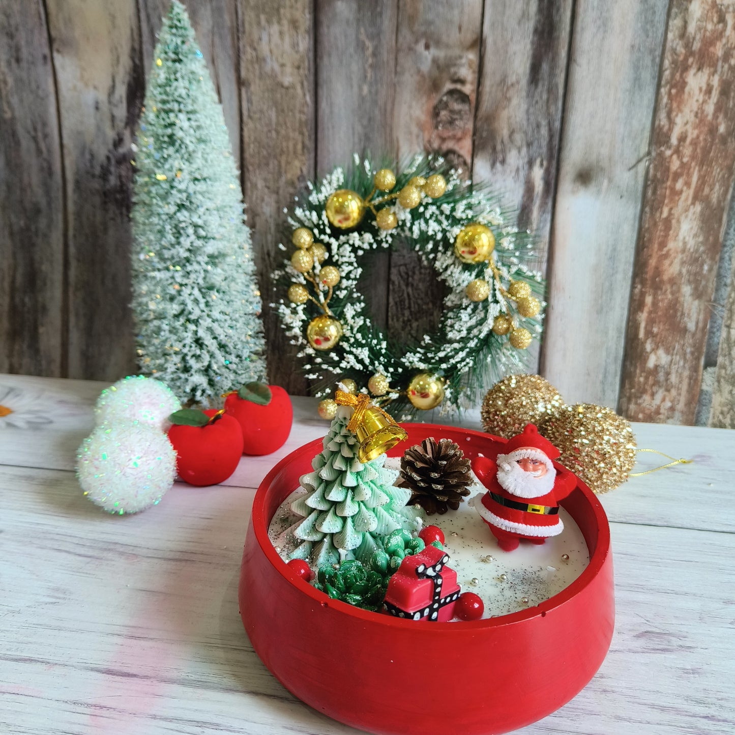 Merry Christmas Candle Bowl | 1pc