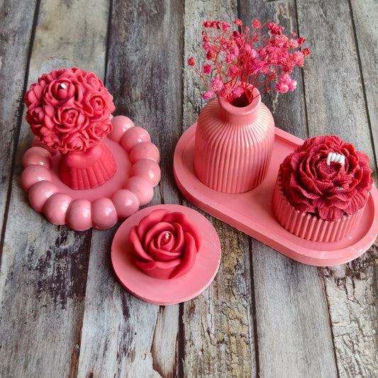 Luxury Floral Candle Set