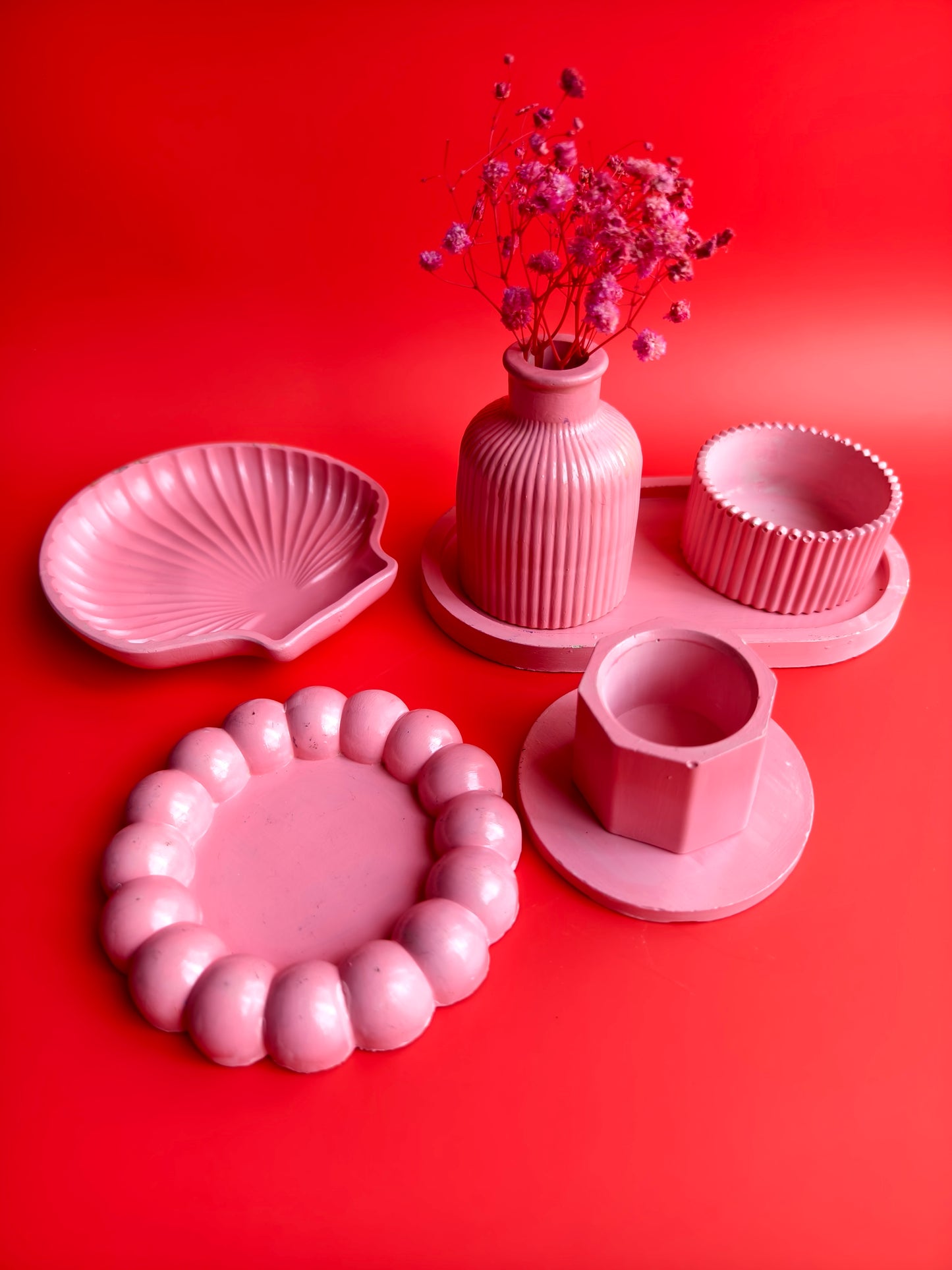 Bosom Gypsum Decor Set